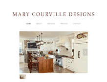 Tablet Screenshot of marycourvilledesigns.com